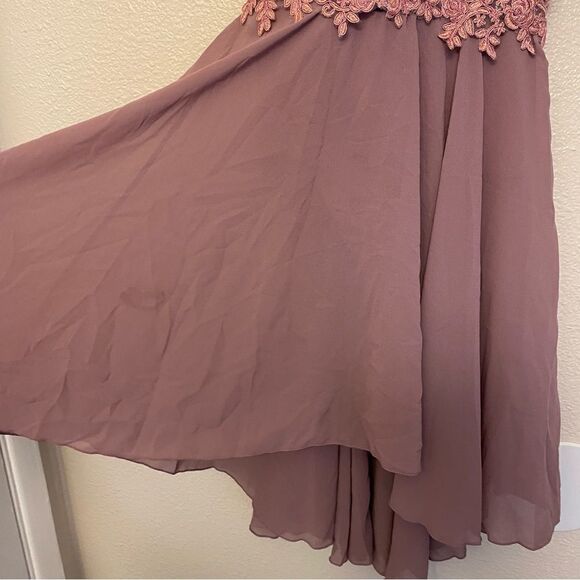 WEISSMAN Dance Costume mauve lavender Fate And Destiny 12752 Child MC 10/12 - Picture 6 of 13
